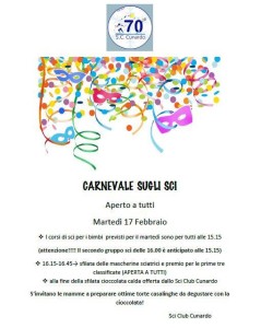 Carnevale sugli sci