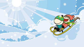 bimbi-sullo-slittino-