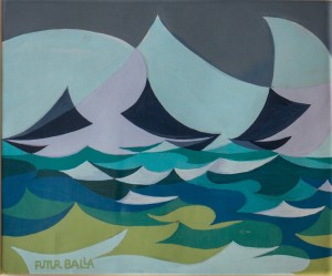 Balla, Linee forza di mare, 1919