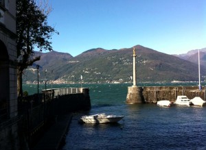 Il suggestivo porticciolo di Luino