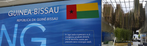 Il padiglione della Guinea Bissau nel cluster Isole, mare e cibo